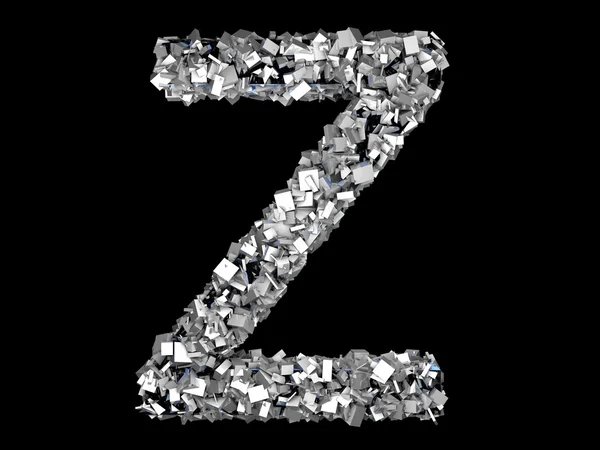 Carta de cristal - Z —  Fotos de Stock